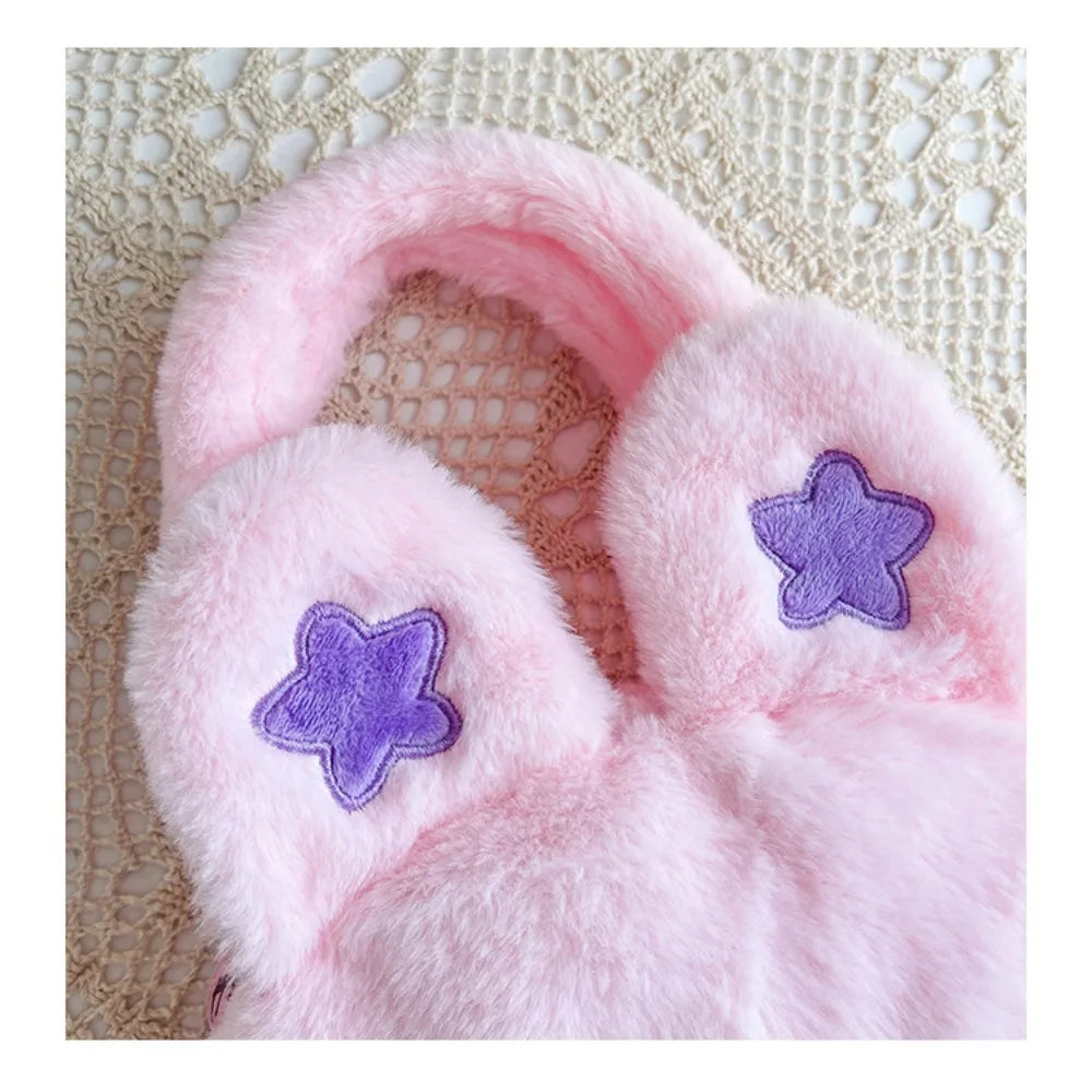 Rabbit Fur Star Bunny Plush Chain Bag Plush Cushion Animals - Tophatter Daily Deals