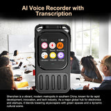 AI Voice Recorder Bluetooth Touchscreen 79H Battery 1200mAh - Tophatter Daily Deals