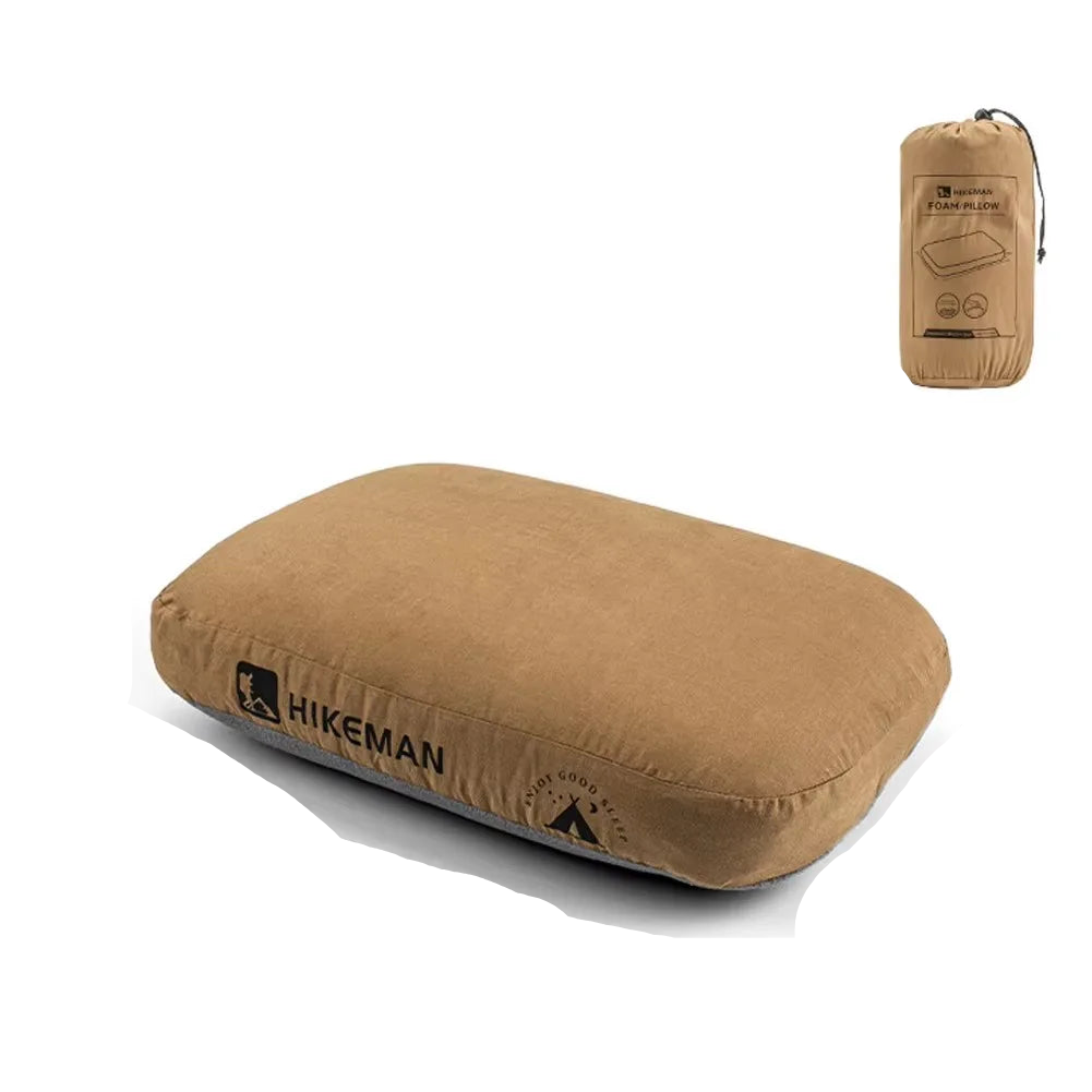 Soft Slow Rebound Memory Foam Pillow Camping Coffee Brown Pillows - Tophatter Daily Deals
