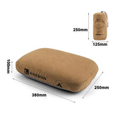 Soft Slow Rebound Memory Foam Pillow Camping Coffee Brown Pillows - Tophatter Daily Deals