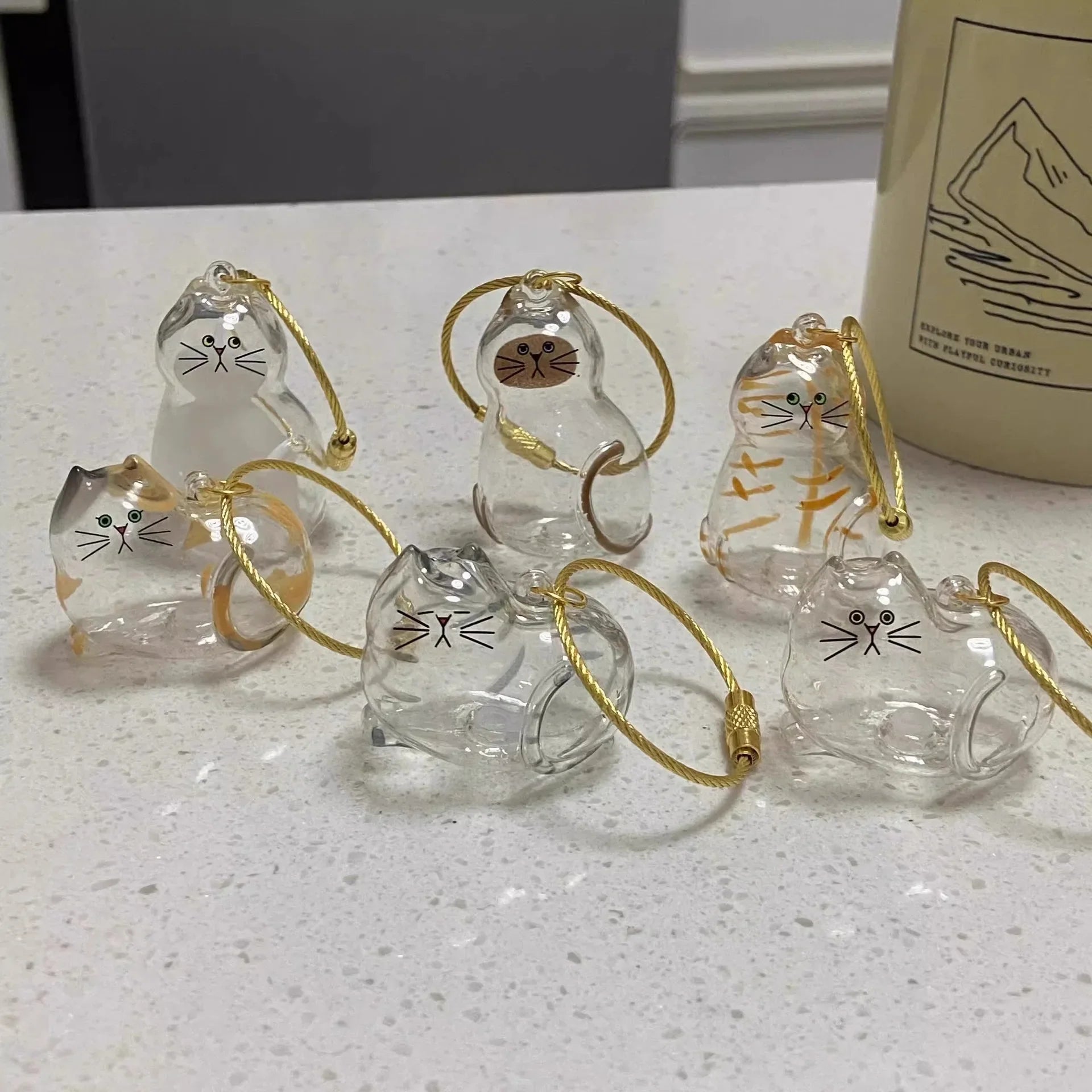 Dog Hair Keepsake Keychain Pendant Clear Resin Charm - Tophatter Daily Deals