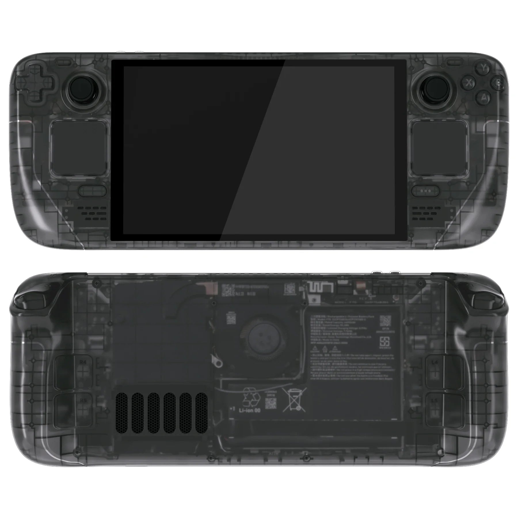 Steam Deck OLED Replacement Housing Kit Clear Shell - Tophatter Daily Deals
