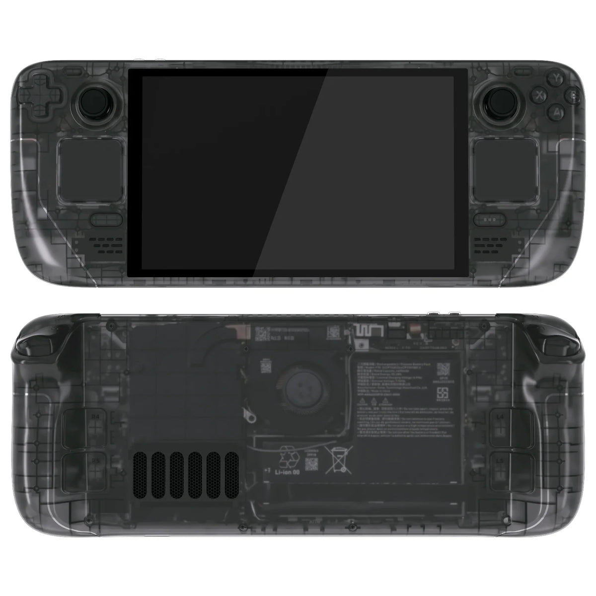 Steam Deck OLED Replacement Housing Kit Clear Shell - Tophatter Daily Deals