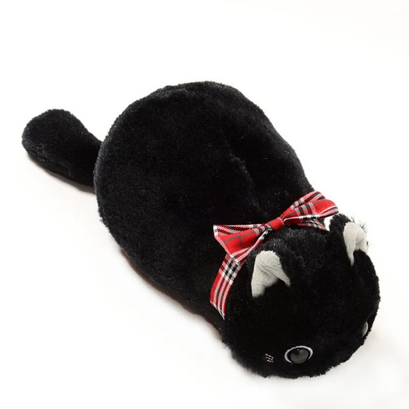 Pencil Case Kawaii Plush Cat Bags For Stationery Neko Black Animals - Tophatter Daily Deals