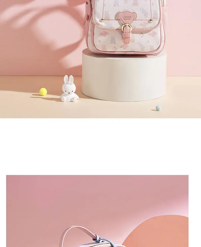 Miffy PU Leather Kawaii Backpack Animals - Tophatter Daily Deals