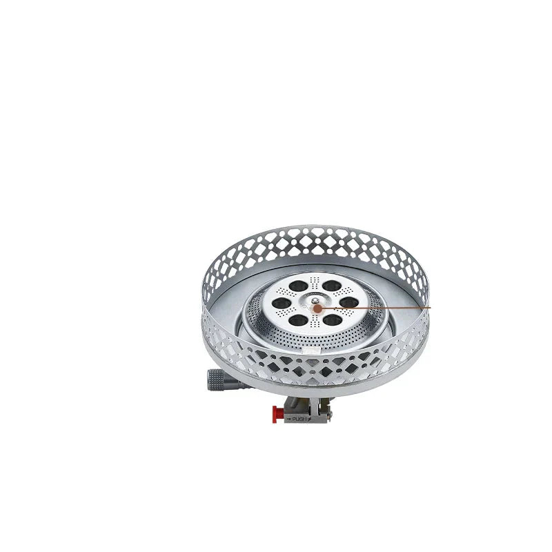 Camping Gas Stove 4.2KW Backpacking Silver Camp Cooking - Tophatter Daily Deals