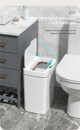 Touchless Smart Sensor Trash Can 15L Waterproof Automatic - Tophatter Daily Deals