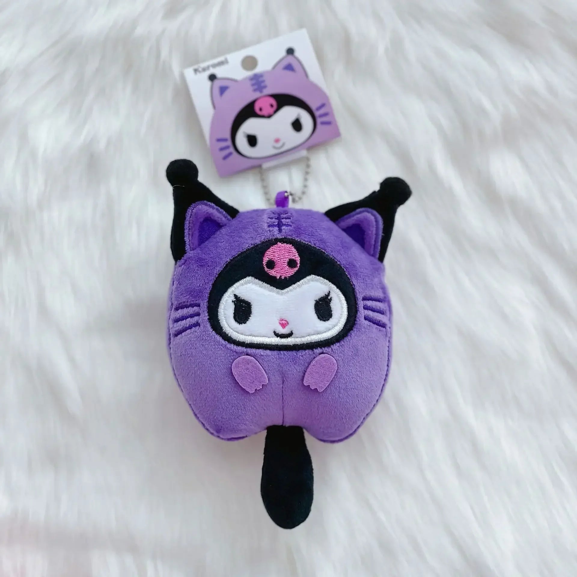 Sanrio Limited Collection Kuromi Cinnamoroll My Melody Plush Toy Kawaii Kuromi Keychain - 10cm 10-15CM Animals - Tophatter Daily Deals