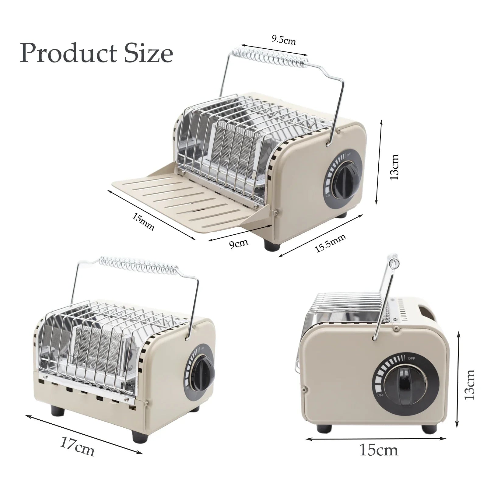 1200W Multifunction Camping Gas Burner Stove Grey Camp Cooking - Tophatter Daily Deals