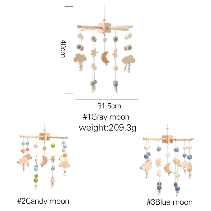 Hot Air Balloon Crib Mobile Newborn Sensory Toys Soothing - Tophatter Daily Deals