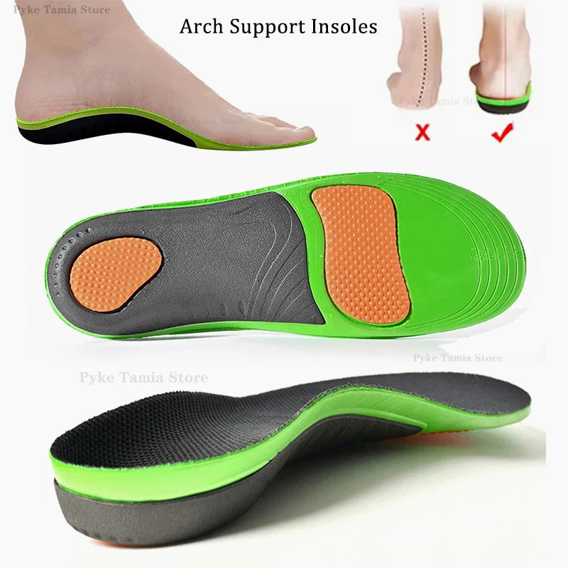 Orthopedic Arch Support Insoles Thick Shock Absorption Plantar Fascia Insole - Tophatter Daily Deals