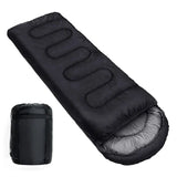 Mummy Sleeping Bag Hollow Cotton Filling Black Sleeping Bags - Tophatter Daily Deals
