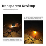 Transparent Tactical Camping Table Black Camp Furniture - Tophatter Daily Deals