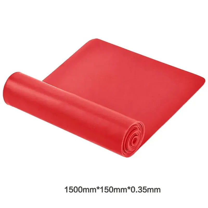 Resistance Bands Set Elastic Exercise Bands Home Gym Red - Tophatter Daily Deals