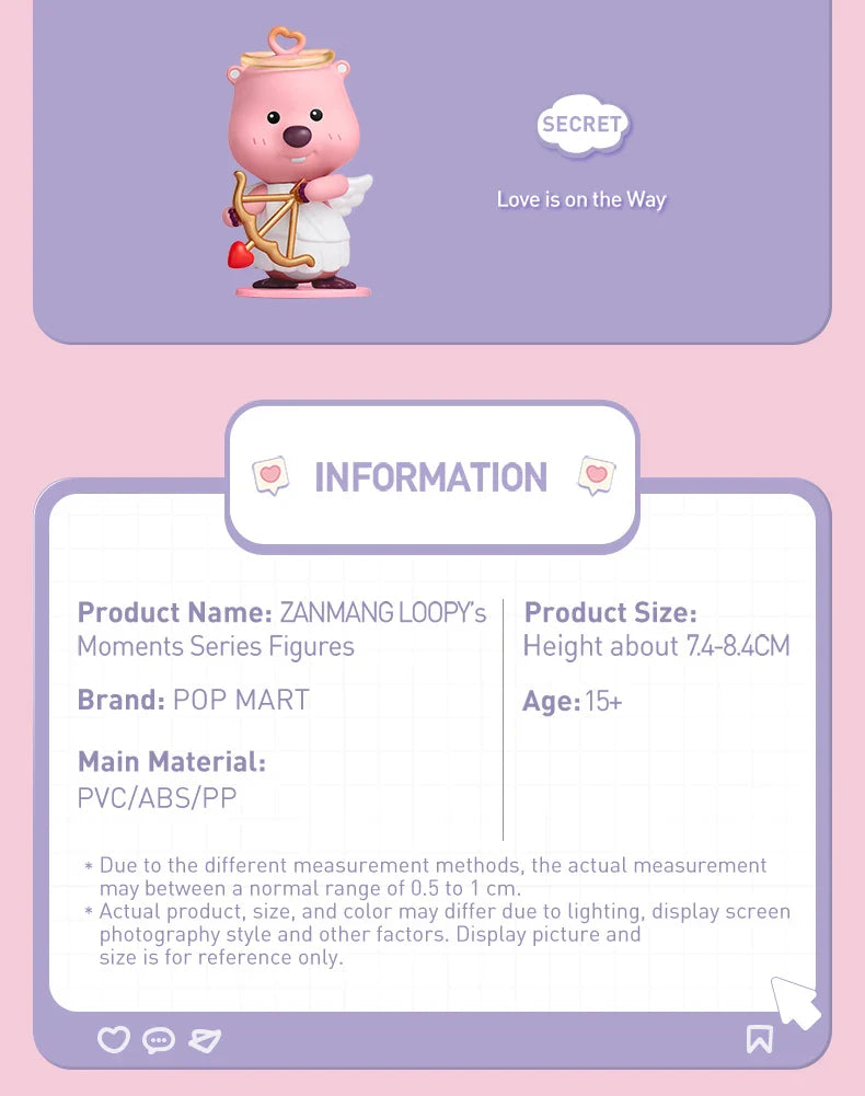 Genuine Pop Mart Zanmang Loopy's Moments Series Figures Blind Box Animals - Tophatter Daily Deals