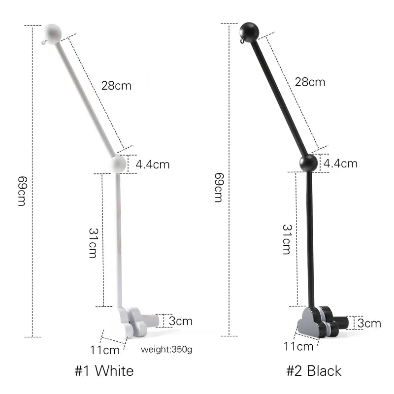 Wooden Rabbit Crib Mobile Newborn Sensory Toys Soft - Tophatter Daily Deals