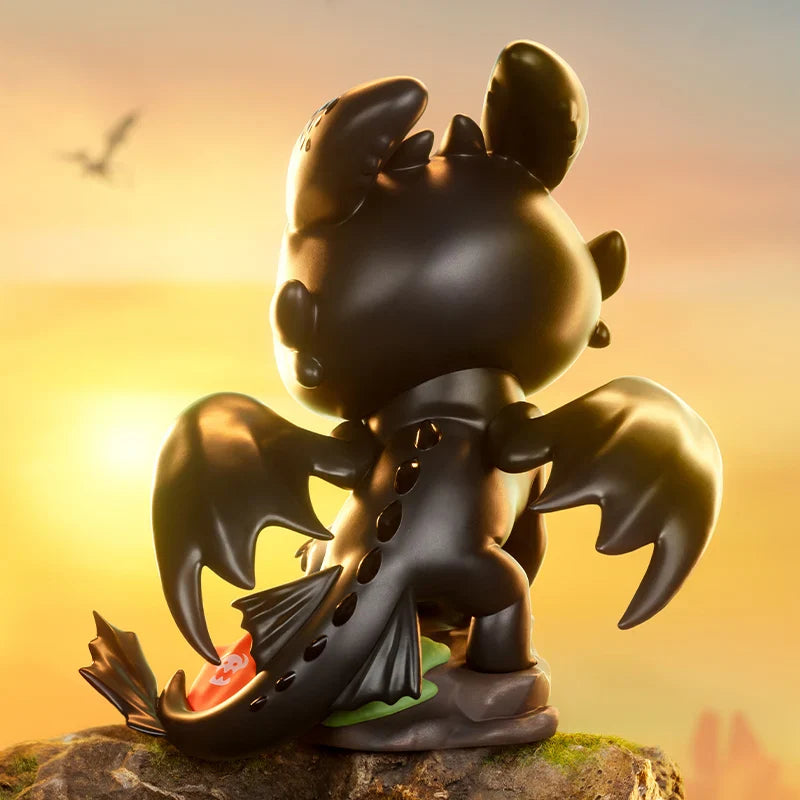 Genuine Pop Mart The Monsters Labubu - How to Train Your Dragon 200% Figurine Toothless Light Fury Mythical - Tophatter Daily Deals