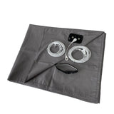 Earthing Bed Sheet Conductive Silver Antistatic Sheet 90x280 cm Grey - Tophatter Daily Deals
