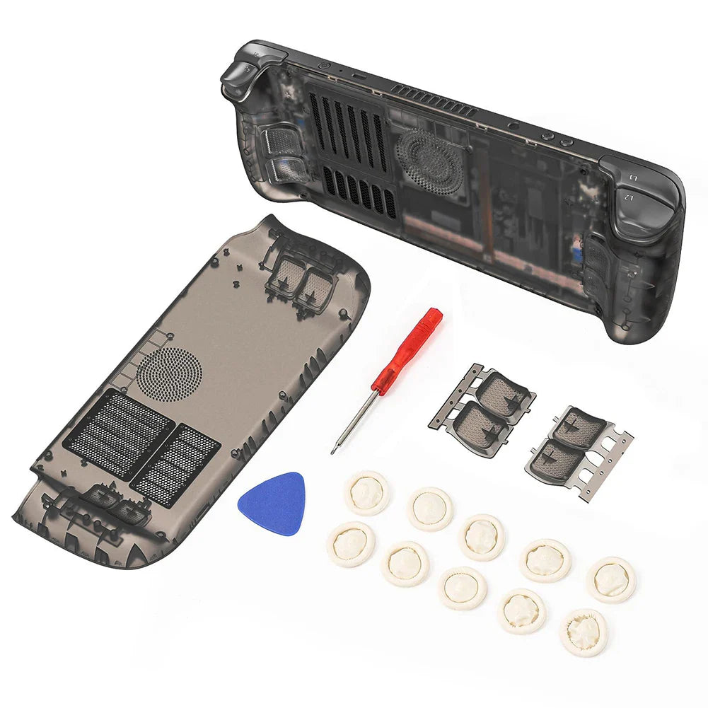 Steam Deck Clear Cooling Back Cover With Stand Bracket - Tophatter Daily Deals