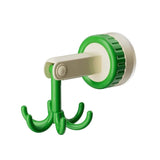 Suction Cup Six-Claw Rotating Hook Green Wall Hooks - Tophatter Daily Deals