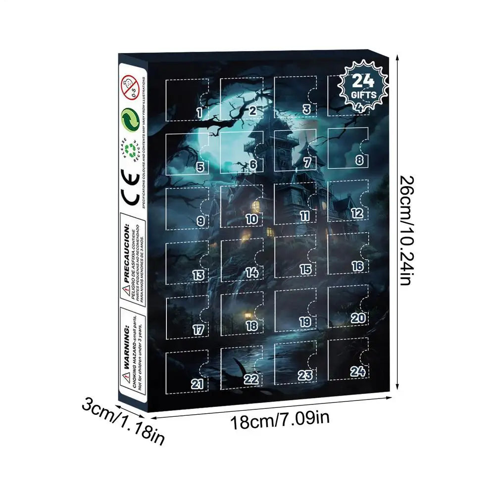 Halloween Advent Calendar 24 Days Tabletop Decor Collectible - Tophatter Daily Deals