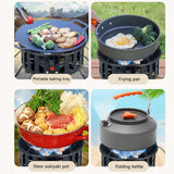 19800W Camping Stove 7-Core Fire Holes Black Camp Cooking - Tophatter Daily Deals