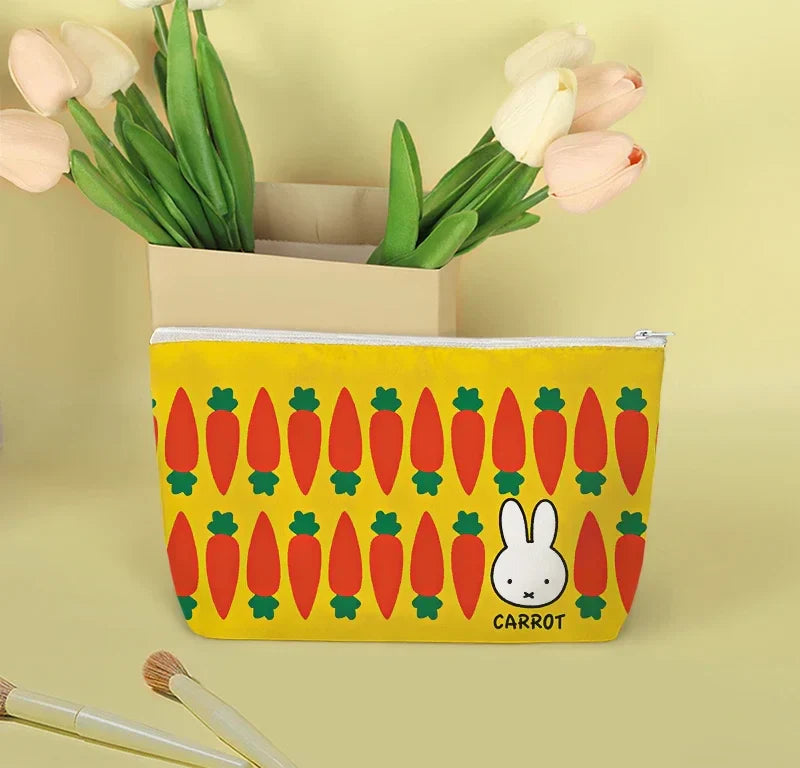 MIffy Makeup Bag Orange Animals - Tophatter Daily Deals