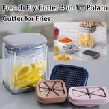 French Fry Cutter 4-in-1 French Fry Cutters - Tophatter Daily Deals