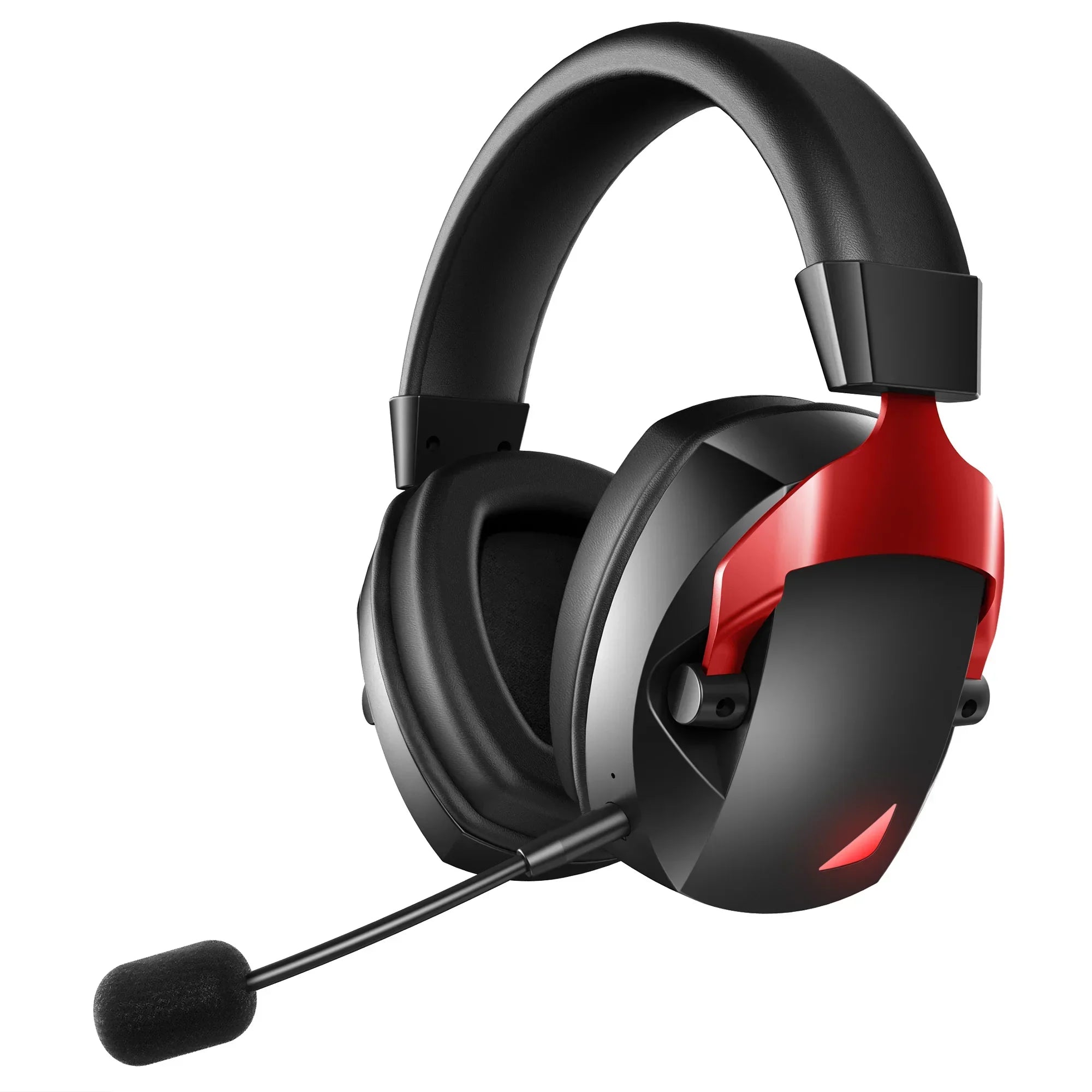 Wireless Gaming Headset Detachable Mic Multi Mode Comfort Red - Tophatter Daily Deals