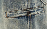 Oversized Men's Denim Jeans - Loose Straight Cut, Washed - Tophatter Daily Deals