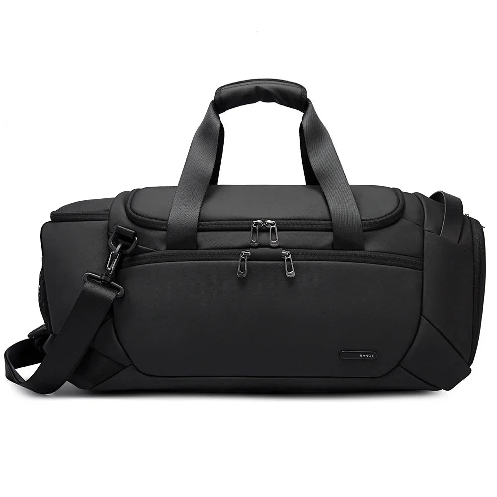 21-Inch Waterproof Duffel Travel Bag Black Duffel Bags - Tophatter Daily Deals