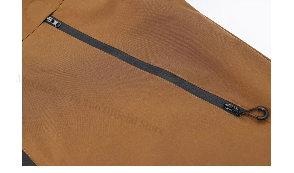 Waterproof Men's Hiking Jacket - Oversized Hooded Polyester - Tophatter Daily Deals