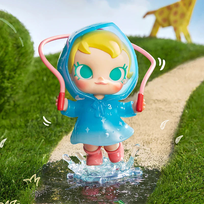 Genuine Pop Mart Baby Molly Funny Raining Day Figure Mythical - Tophatter Daily Deals