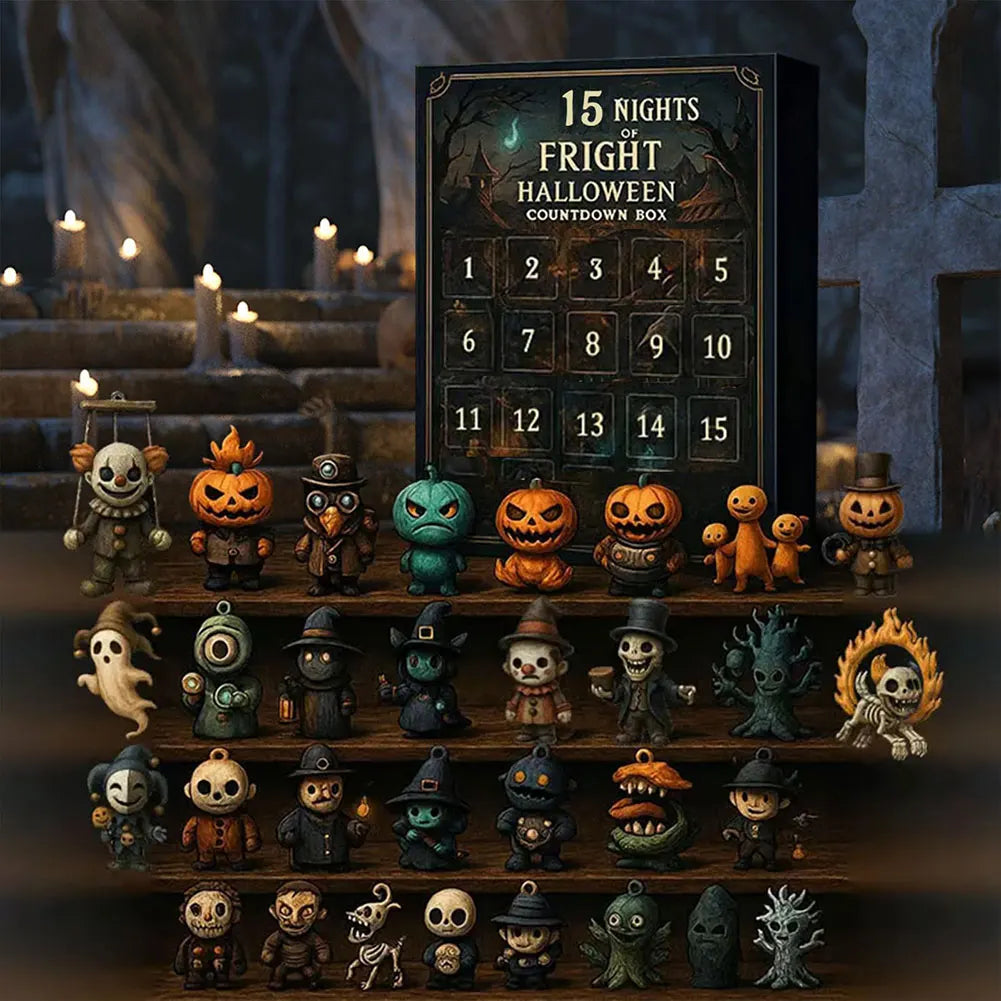 Halloween Advent Calendar 31 Days Collectible Figurines 2025 - Tophatter Daily Deals
