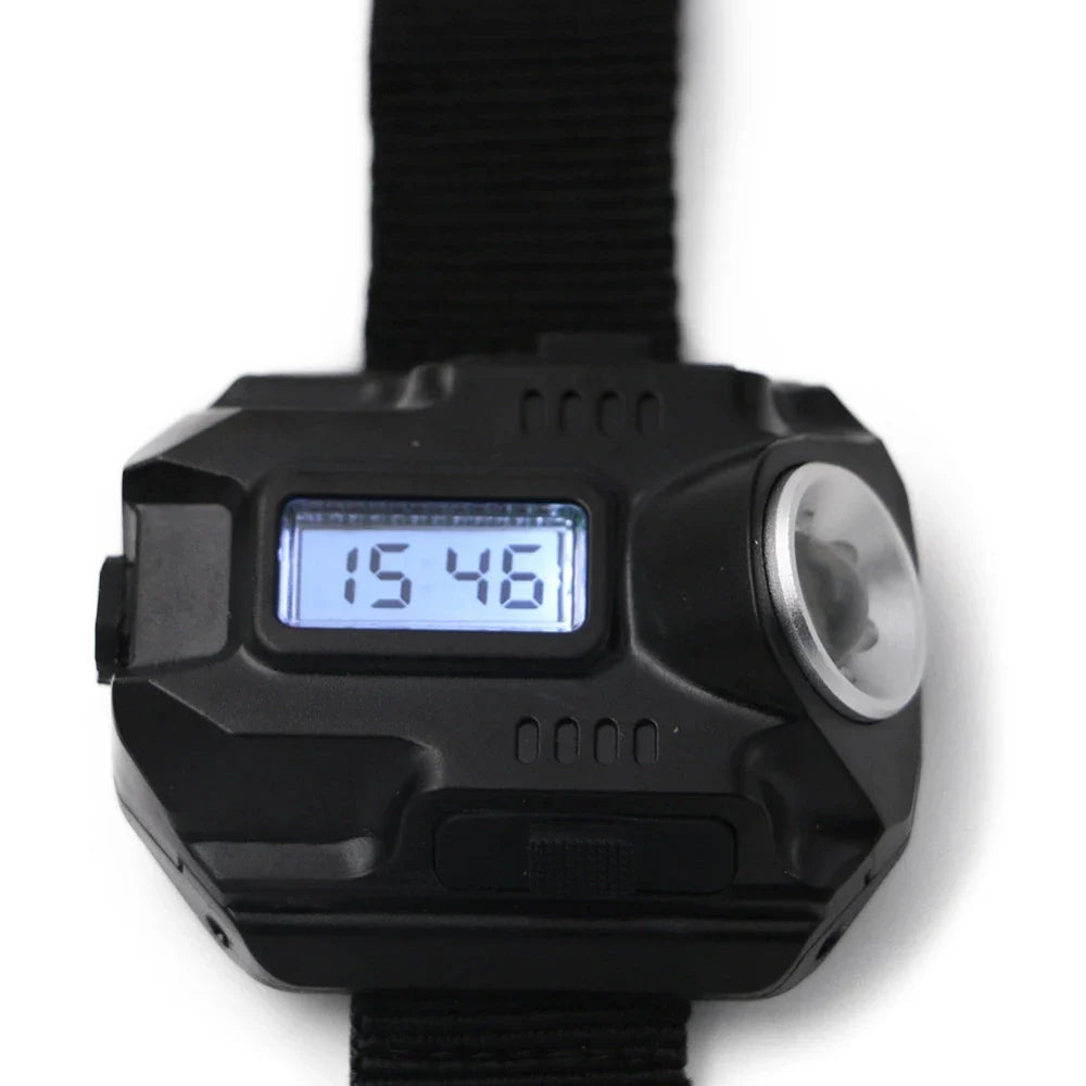 Portable Wrist Light USB Rechargeable Tactical LED Handsfree - Tophatter Daily Deals