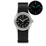36mm Field Watch Sapphire Crystal VH31 Sweep Quartz VH31 K1 1 - Tophatter Daily Deals