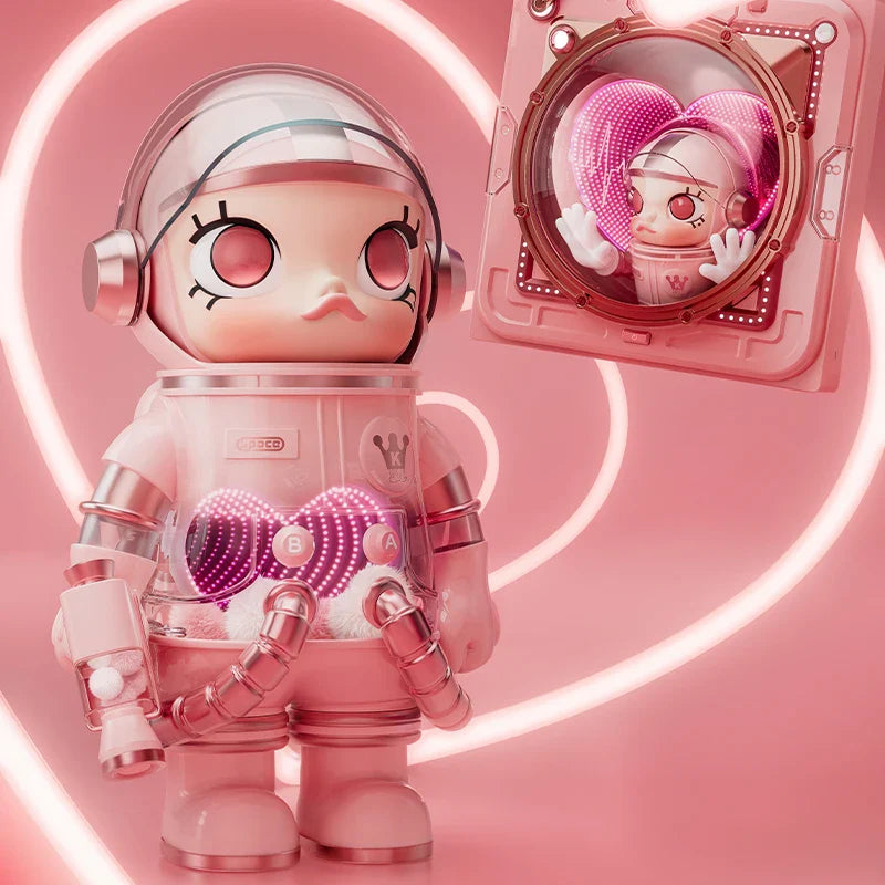 Genuine Pop Mart Mega Space Molly 1000% Smitten Love Limited Edition Figure Outer Space - Tophatter Daily Deals