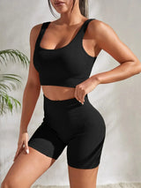 Women's Seamless Ribbed Yoga Set Fitness & Exercise - Tophatter Daily Deals