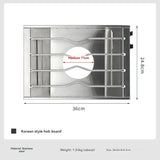 Windproof Furnace Plate Frame Camping Silver Camp Cooking - Tophatter Daily Deals