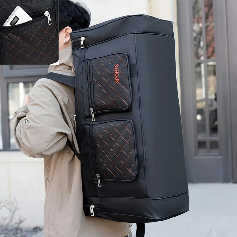 Travel Duffel Bag with Compartments for Short Trips Luggage & Bags > Duffel Bags > Gym Duffel Bags - Tophatter Daily Deals