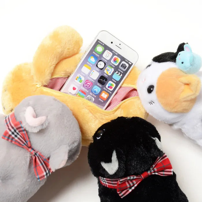 Pencil Case Kawaii Plush Cat Bags For Stationery Neko Animals - Tophatter Daily Deals