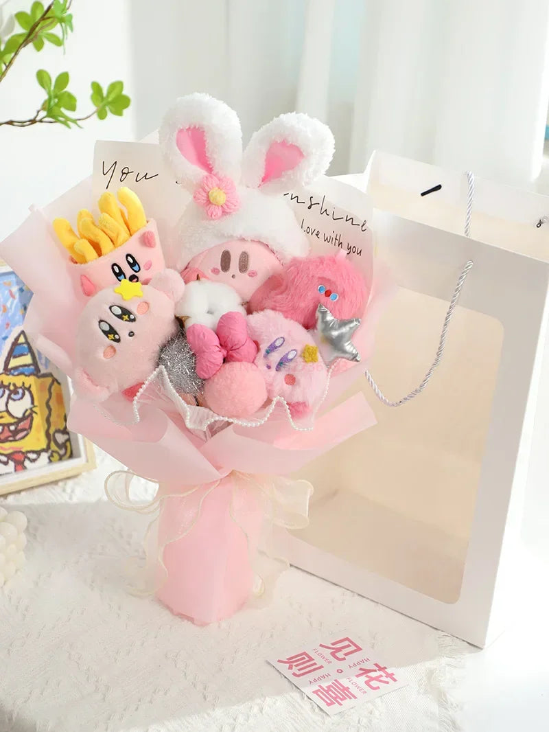 Pink Star Kirby Plush Bouquet Anime - Tophatter Daily Deals