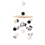 Wooden Rabbit Crib Mobile Newborn Sensory Toys Soft bed bell 16 - Tophatter Daily Deals