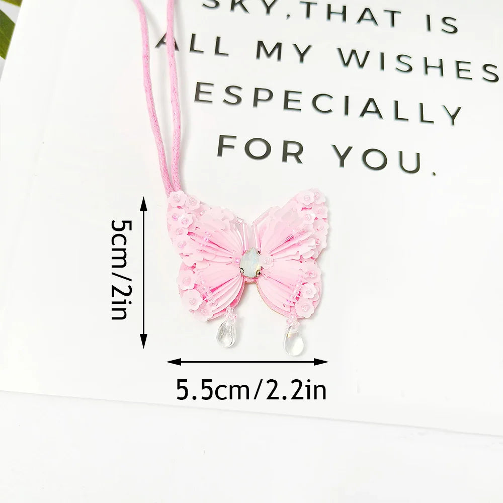 Coconut Tree Sequin Patch Keyring Bag Pendant Handmade G - Tophatter Daily Deals