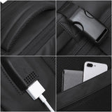 Expandable Travel Backpack Black Backpacks - Tophatter Daily Deals