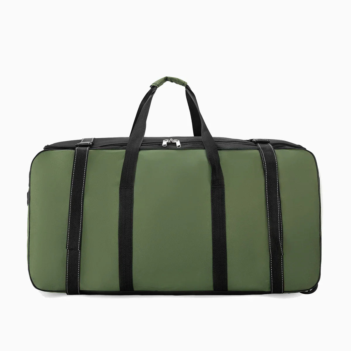 Wheeled Outdoor Travel Storage Bag Green Duffel Bags - Tophatter Daily Deals