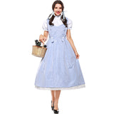 Dorothy Blue Gingham Dress Costume Halloween 2025 Cosplay - Tophatter Daily Deals