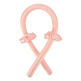 Heatless Curling Rod Headband No Heat Silk Curls Ribbon Hair Rollers Sleeping Soft Headband Lazy Hair Curlers Hair Styling Tools Orange-pink no Clip CHINA - Tophatter Daily Deals