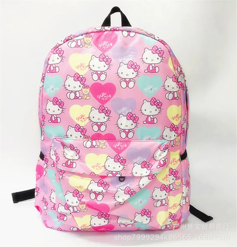 Sanrio Student Backpack Lightweight Rucksack Hello Kitty Anime - Tophatter Daily Deals