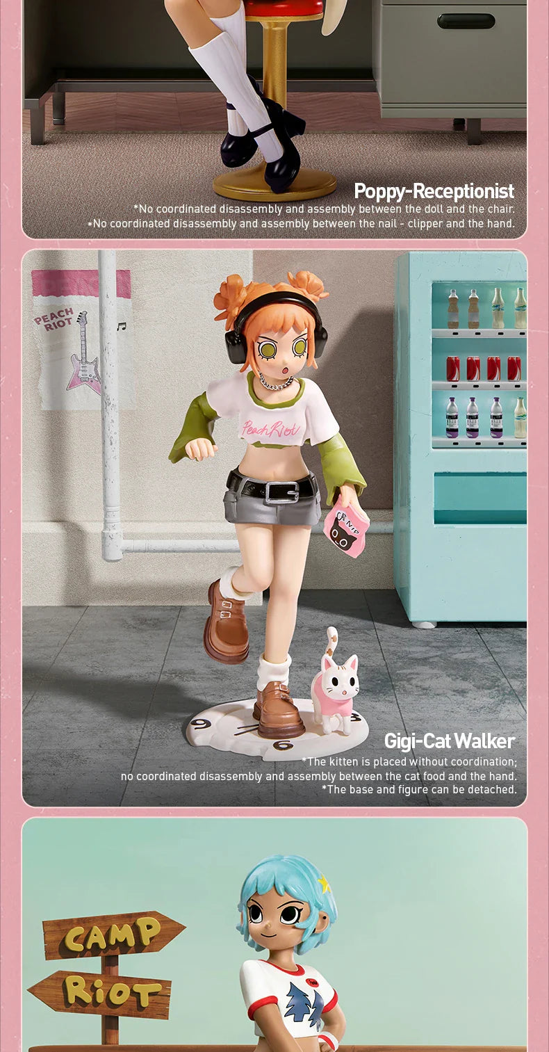 Genuine Pop Mart Peach Riot Rush Hour Series Figures Blind Box Anime - Tophatter Daily Deals